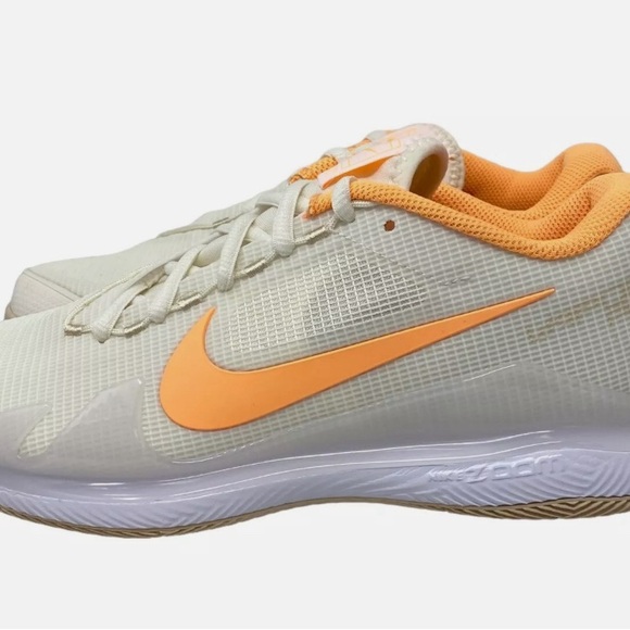 (WMNS) Nike Vapor X Air Zoom HC 'Cream Orange' CZ0222-104 pre owned! Tennis 🎾 - Picture 11 of 16